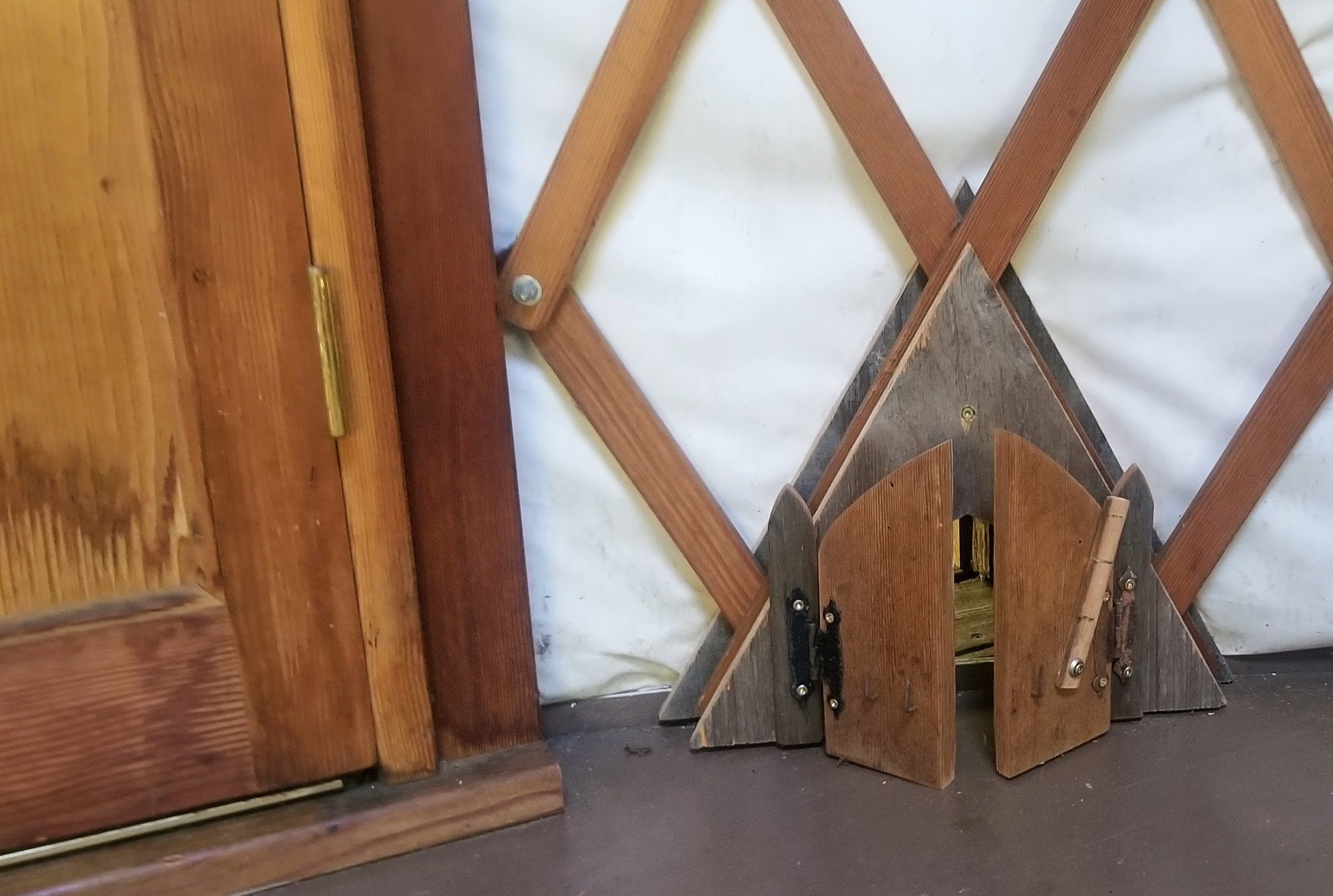 A small door built for a cat